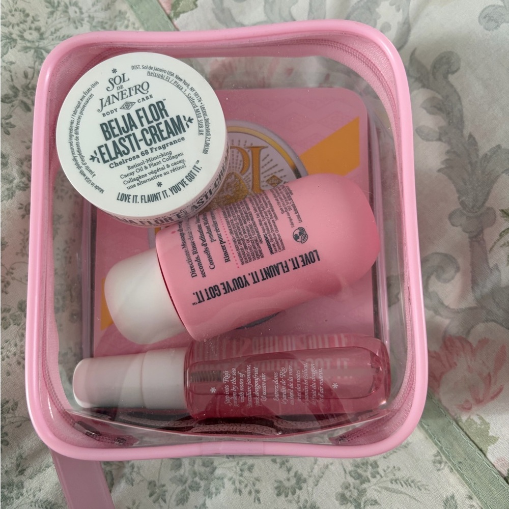Sol de Janeiro Pink Lip Balm & Gloss Set